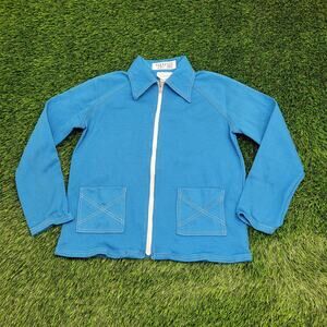 Vintage 80s Jantzen MOD Jacket Womens Medium 20x22 USA
